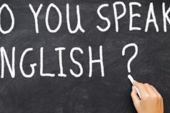 do you speak english quadro negro