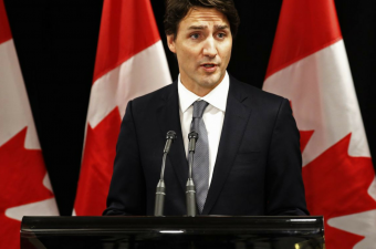 O primeiro ministro do Canadá, Justin Trudeau