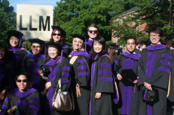 Formatura do mestrado em Direito, ou LLM