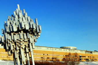 Campus da Universidade de Umea, na Suécia