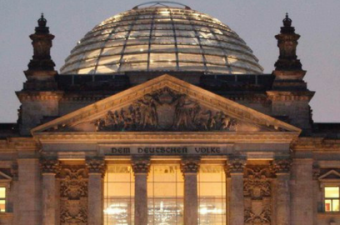 O prédio do Reichstag, parlamento alemão, em Berlim