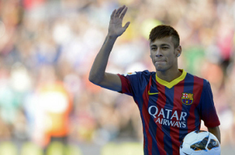 Neymar em estádio