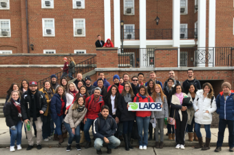 turma de estudantes de curso de curta duração da LAIOB