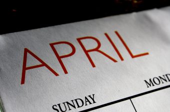 calendário abril