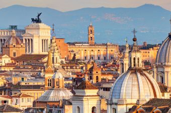 Vista de Roma, capital da Itália