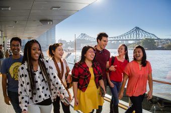 Estudantes em Brisbane, Australia
