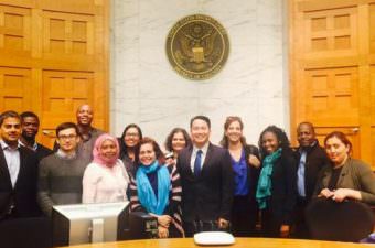 Participantes do H.H Humphrey Fellowship, da Comissão Fulbright