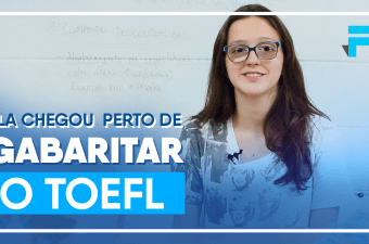 Giovana, que quase gabaritou o TOEFL