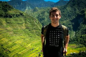 Guilherme Wessel em Banaue, nas Filipinas