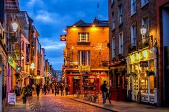sorteio de intercâmbio em Dublin