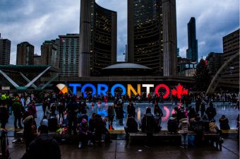 Paisagem em Toronto, no Canadá