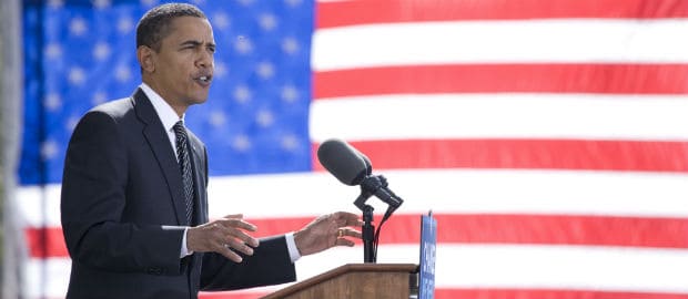 Barack Obama discursando