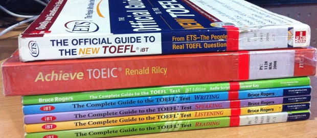 Livros do TOEFL ITP, IBT e PBT