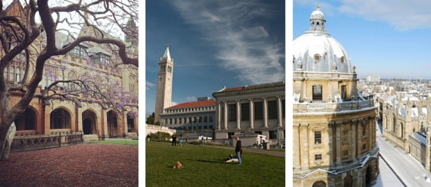 Cursos rápidos em universidades de excelência da Europa, EUA e Austrália