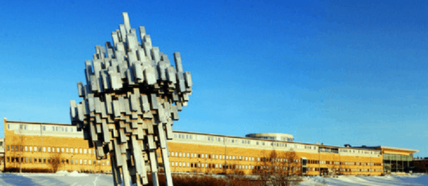Campus da Universidade de Umea, na Suécia