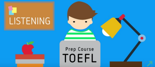 Logo Prep Course TOEFL, da Fundação Estudar - Aula Listening