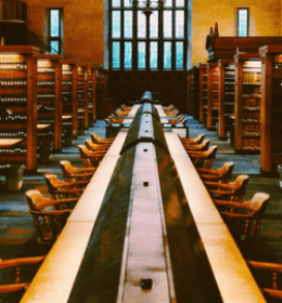 Interior da Universidade de Cornell, nos Estados Unidos