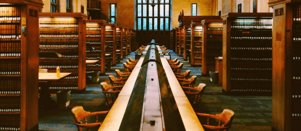 Interior da Universidade de Cornell, nos Estados Unidos