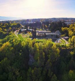 campus da University of British Columbia, a UBC, em Vancouver