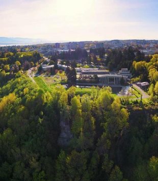 campus da University of British Columbia, a UBC, em Vancouver