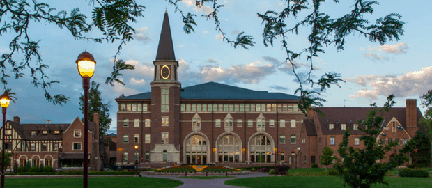 Campus da Universidade de Denver, nos EUA