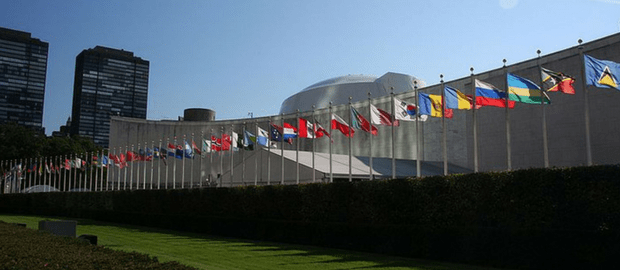 Prédio da Assembleia Geral da ONU, em Manhattan, NYC