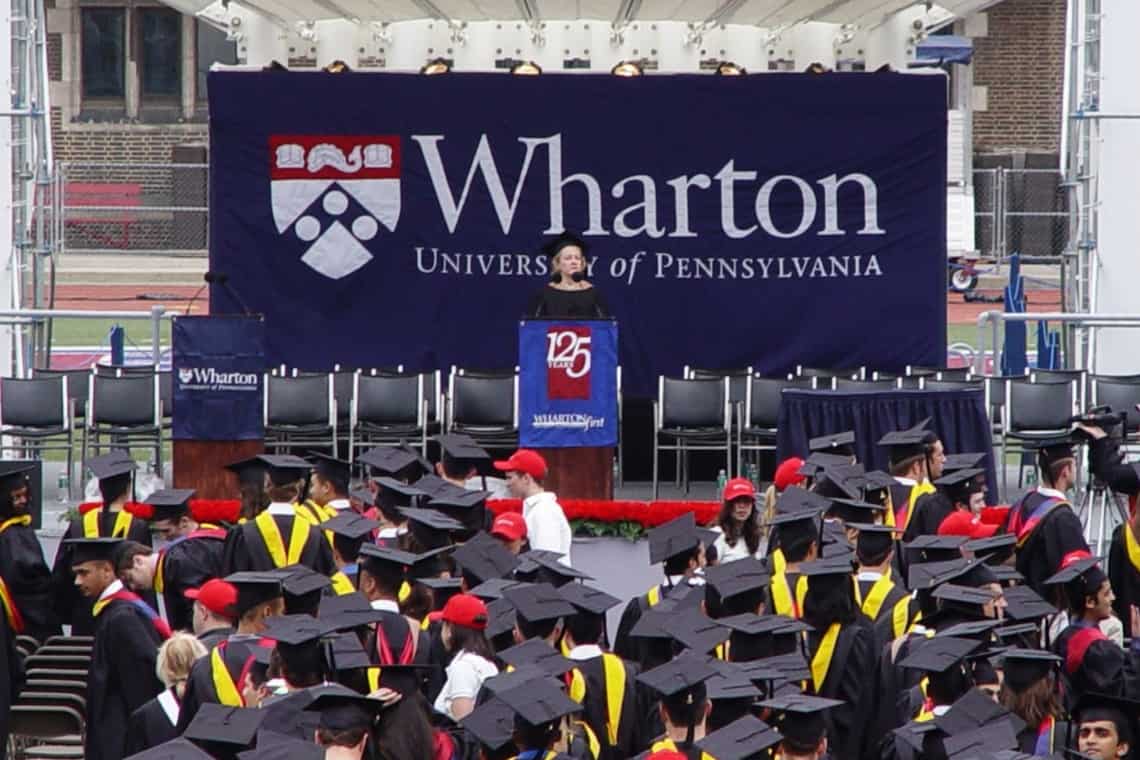 Formatura da Wharton School of Business, na UPenn