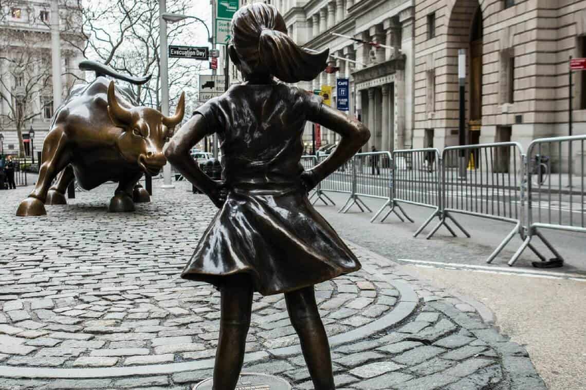 "Fearless Girl", em Wall Street