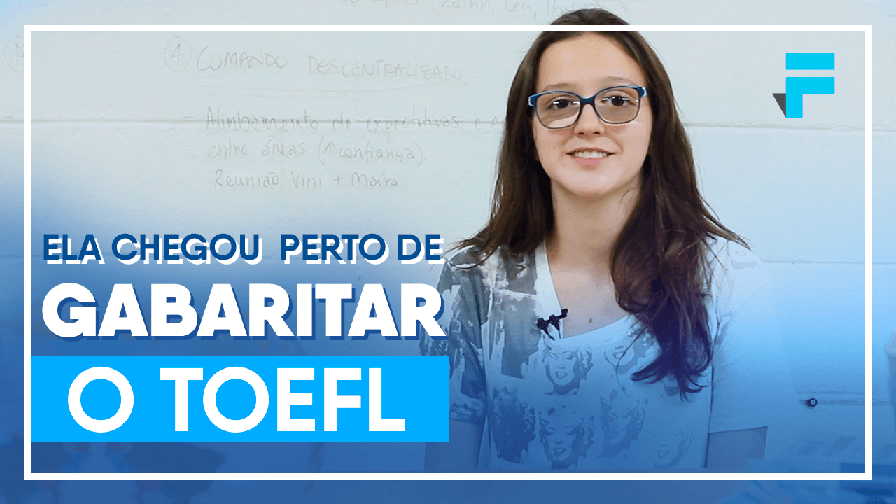 Giovana, que quase gabaritou o TOEFL