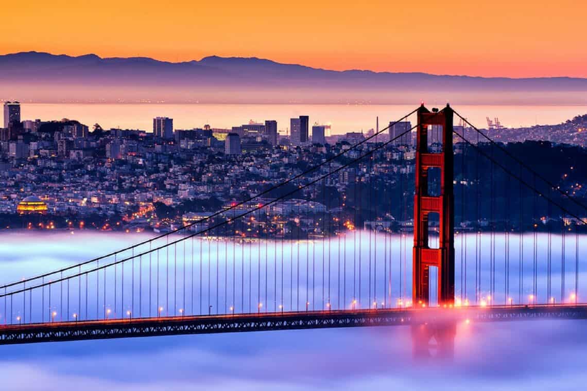 Vista da Cidade de São Francisco