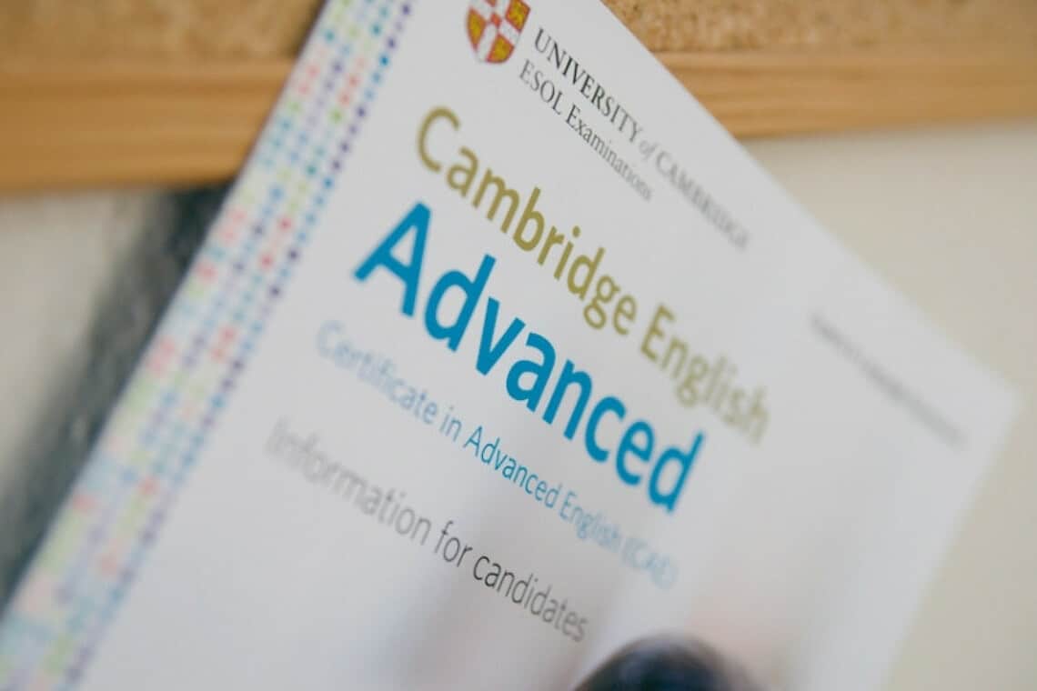 Aceitação dos Exames de Cambridge (FCE, CAE, CPE) no Exterior