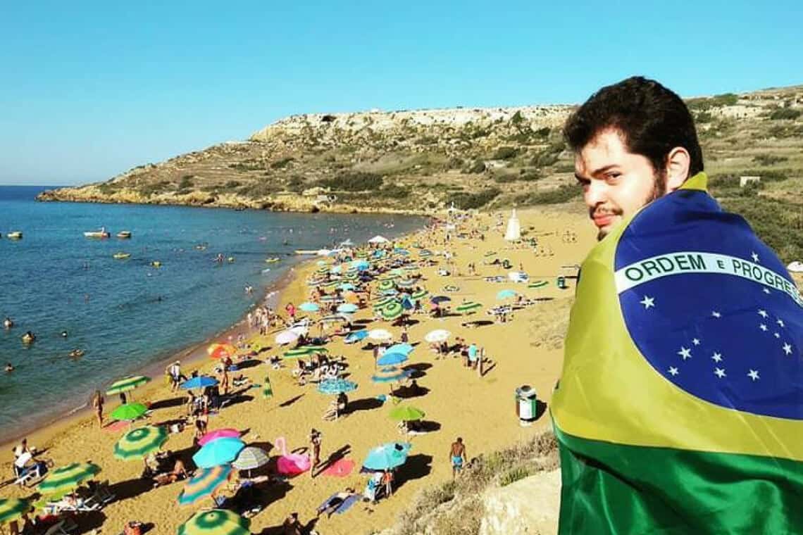 Glauco Leal, da AIESEC, conta sobre intercâmbio em Malta