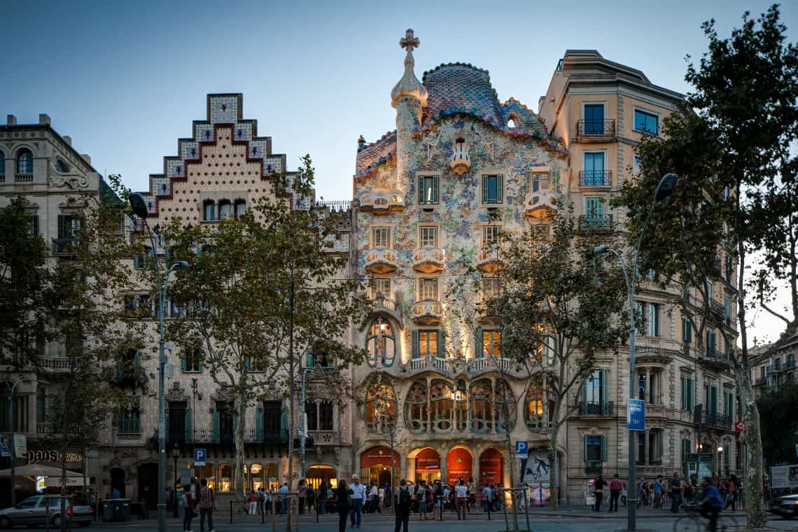 Casa Battló em Barcelona Espanha