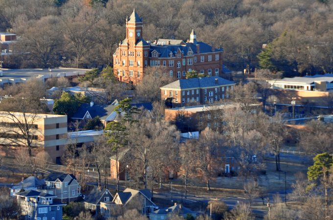 Biddle Memorial Hall da Johnson C. Smith university - universidades historicamente negras