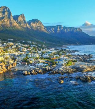 Viagem para a África do Sul - Bantry Bay na Cidade do Cabo