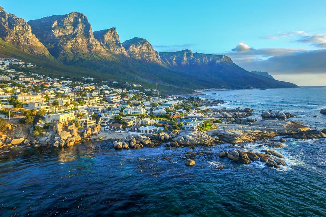 Viagem para a África do Sul - Bantry Bay na Cidade do Cabo