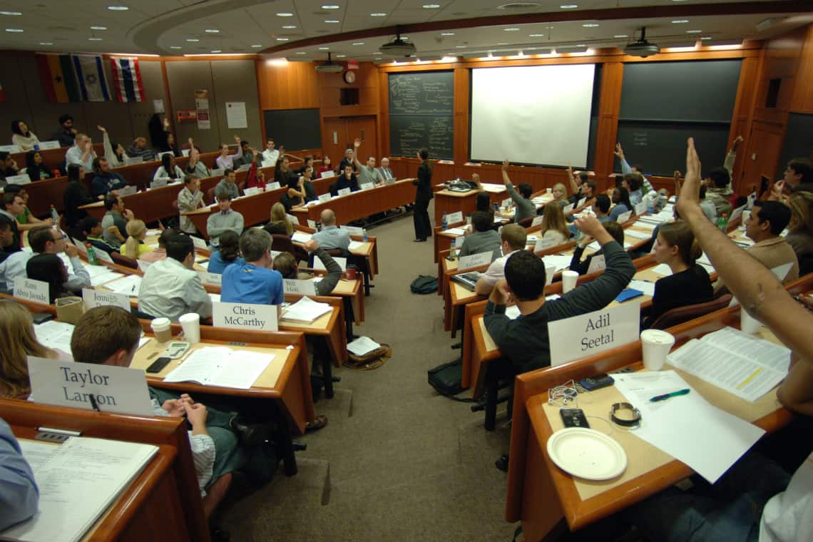 sala de aula - mestrado em políticas públicas em harvard