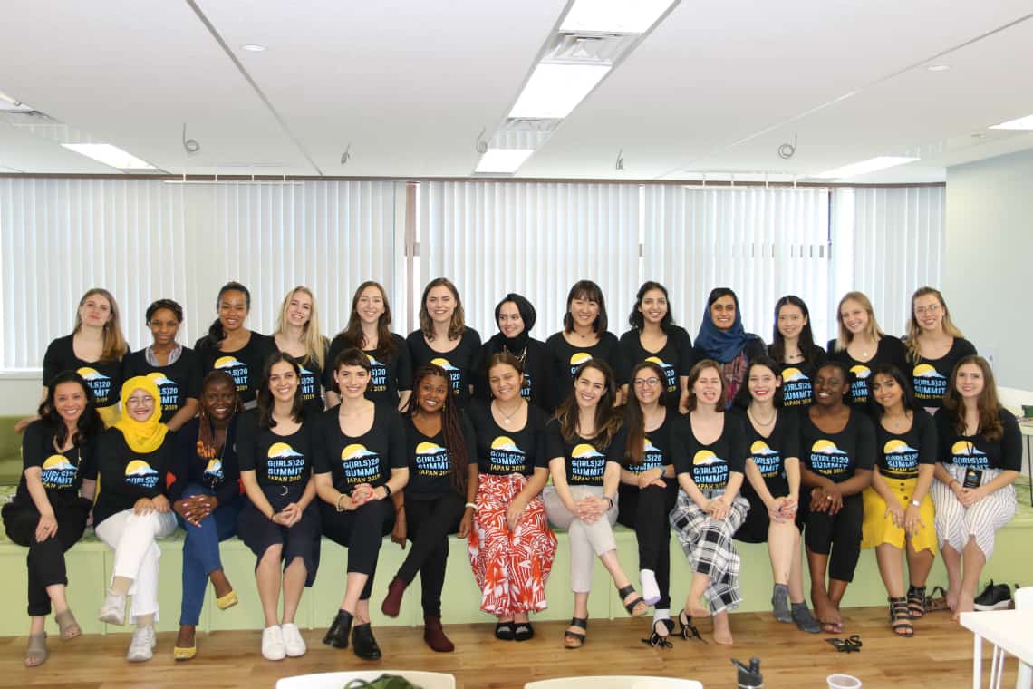 Participantes do G(irls)20 Global Summit 2019