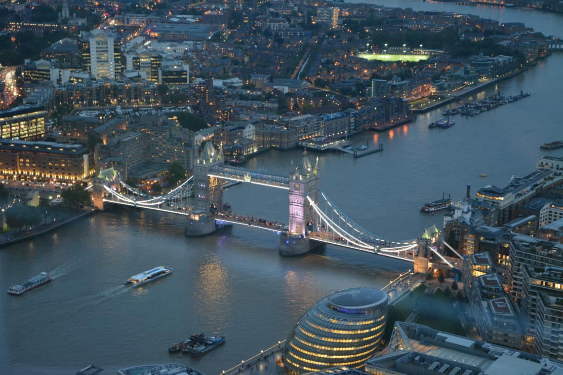 Ponte de Londres - bolsas para cursos de inglês no Reino unido