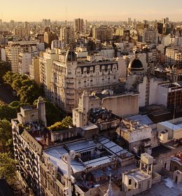 Vista aérea de Buenos Aires - bolsas integrais de doutorado na Argentina