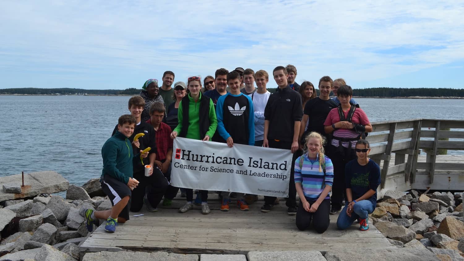 Turma da Hurricane Island - treinamento de liderança