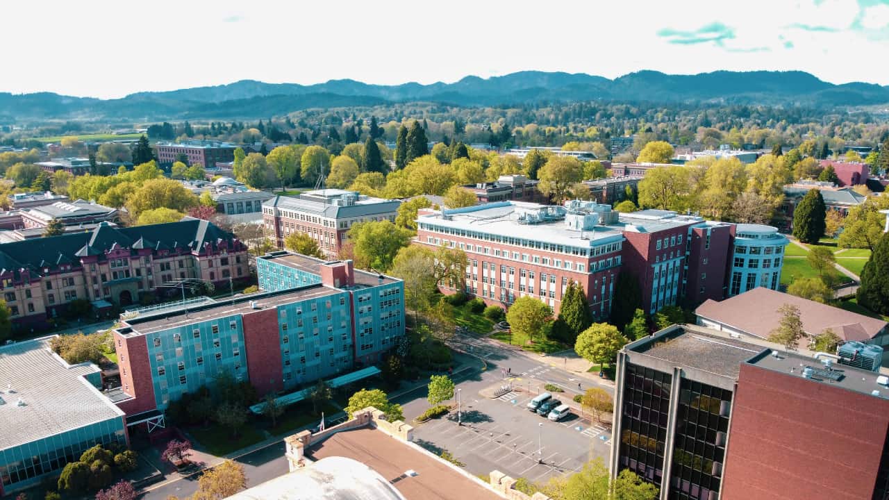 Campus vazio da Oregon State University