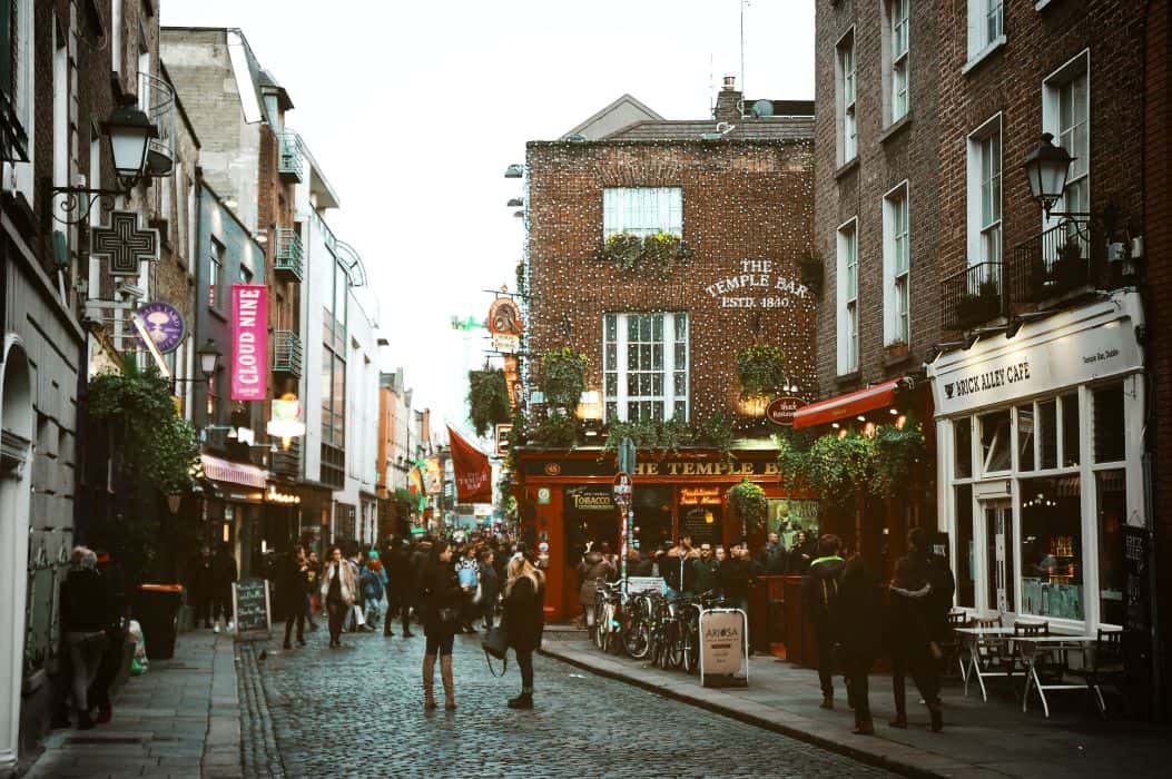Imagem da cidade de Dublin, na Irlanda