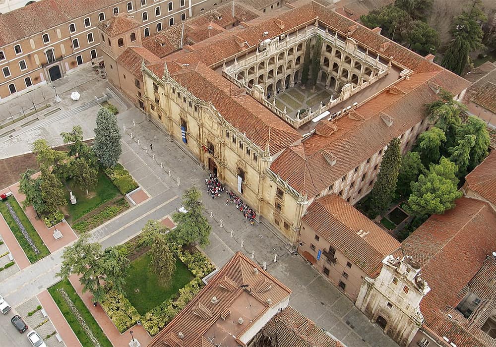 Vista aérea da Universidade de Alcalá