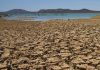 Rio brasileiro com grave caso de seca