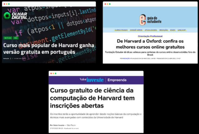 Cursos gratuitos da Universidade de Harvard online com certificado